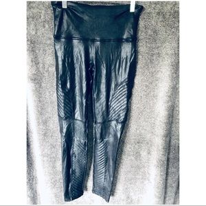 Black "leather" spanx